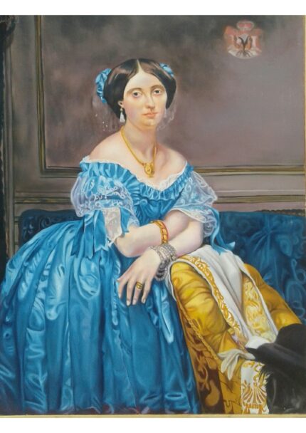 Copy Work – Ingres Portrait – Oil on Canvas (36×48)
